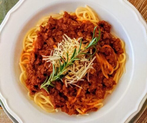 Pasta bolognese